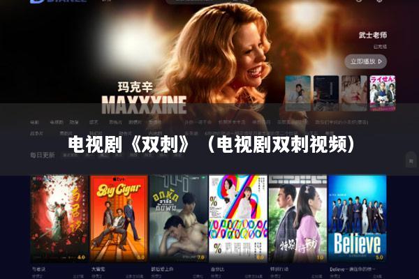电视剧《双刺》（电视剧双刺视频）