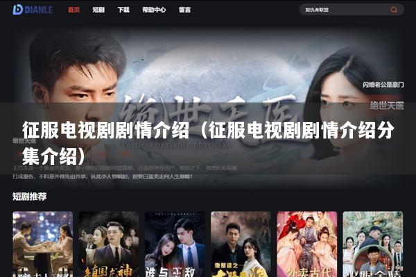 征服电视剧剧情介绍（征服电视剧剧情介绍分集介绍）