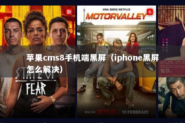 苹果cms8手机端黑屏（iphone黑屏怎么解决）