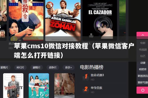 苹果cms10微信对接教程（苹果微信客户端怎么打开链接）