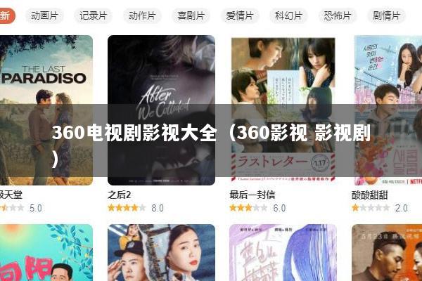 360电视剧影视大全（360影视 影视剧）