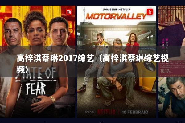 高梓淇蔡琳2017综艺（高梓淇蔡琳综艺视频）