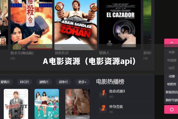 A电影资源（电影资源api）